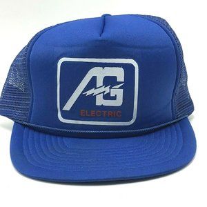 AG Electric Wiring Agriculture Related Champagne Illinois Hat Cap Snapback Blue